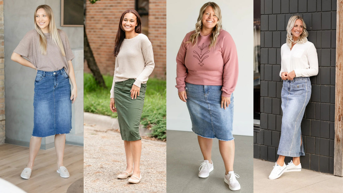 How to Style a Jean Skirt for Casual and Formal Looks