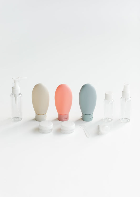 11-Piece Travel Bottle Set for Toiletries Gifts