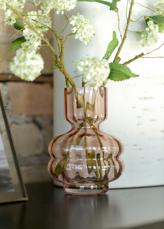 Glass Narrow Neck Vase