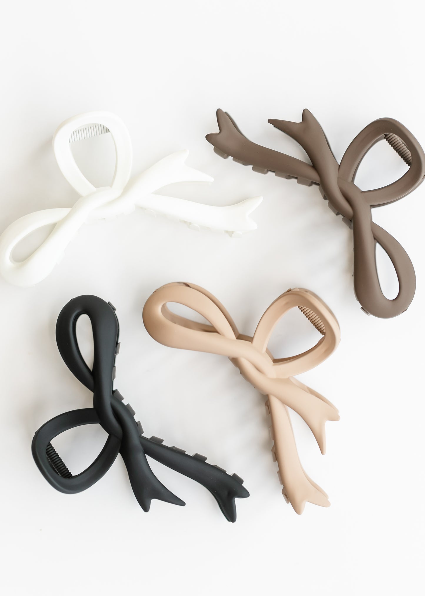 Large Bow Matte Hair Clip