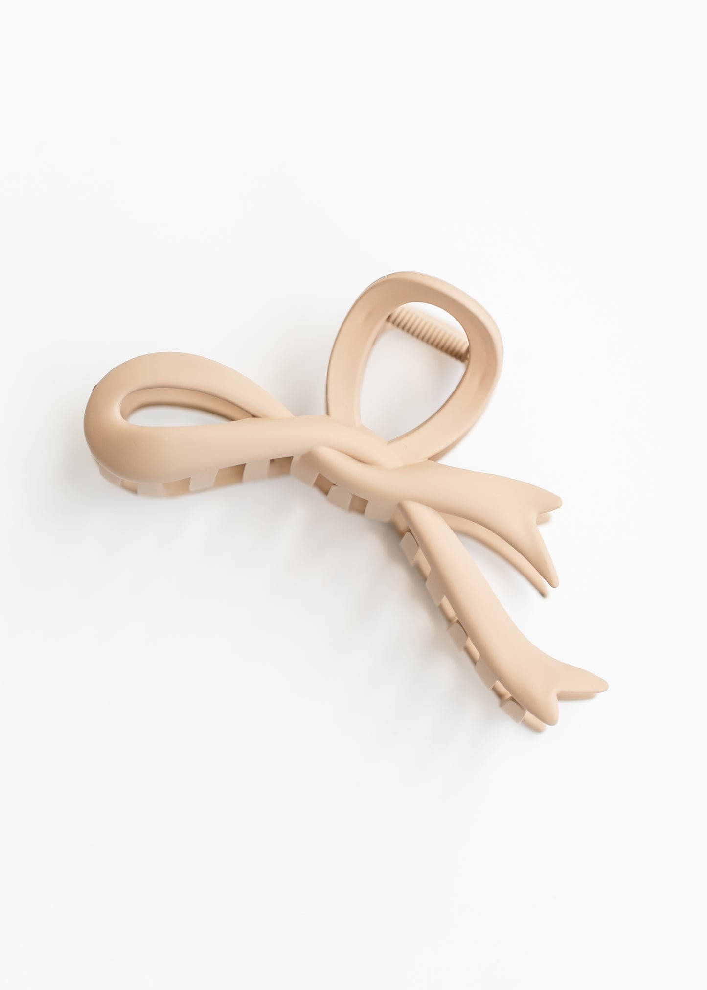 Large Bow Matte Hair Clip