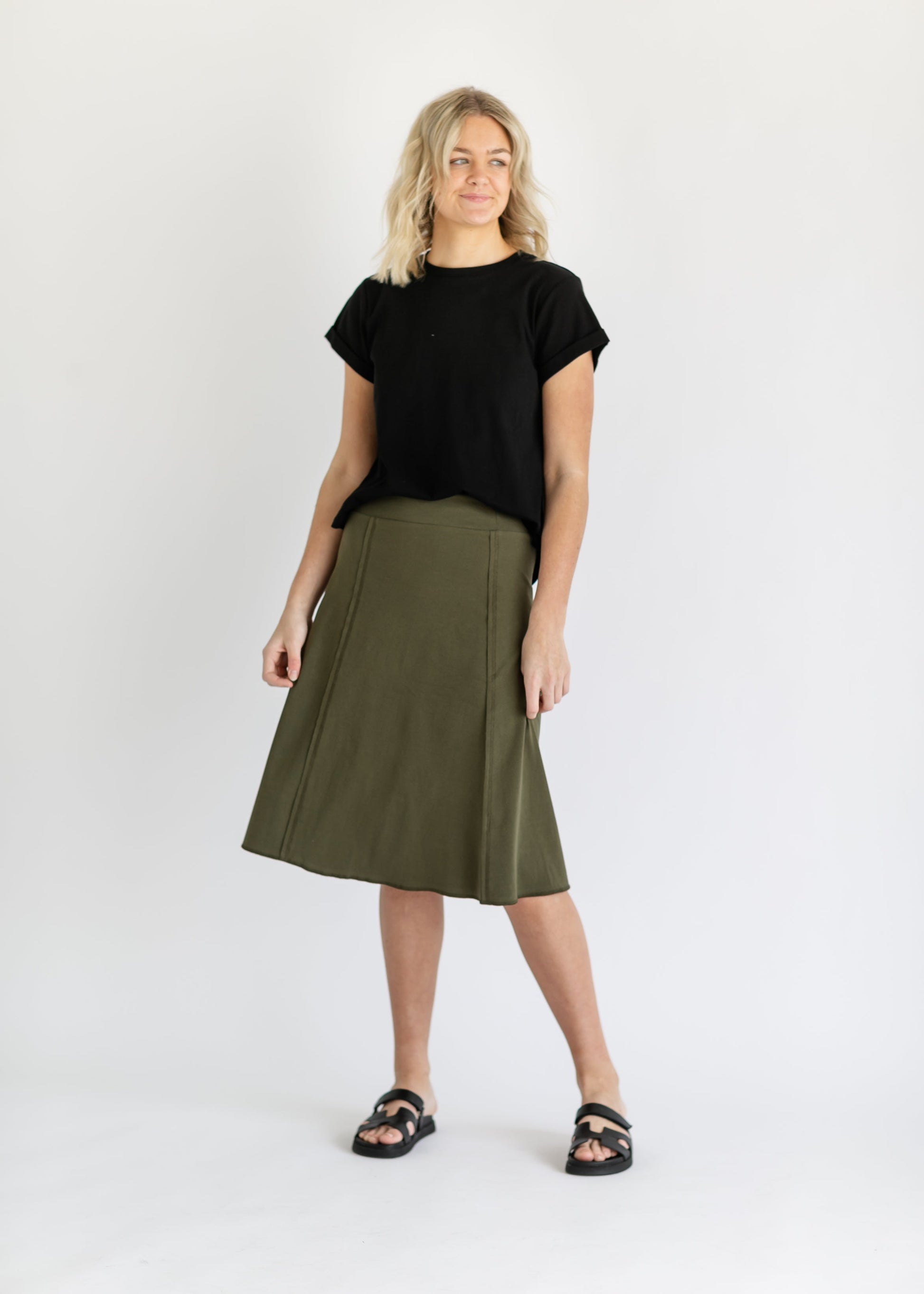 Allie Knit Midi Skirt IC Skirts