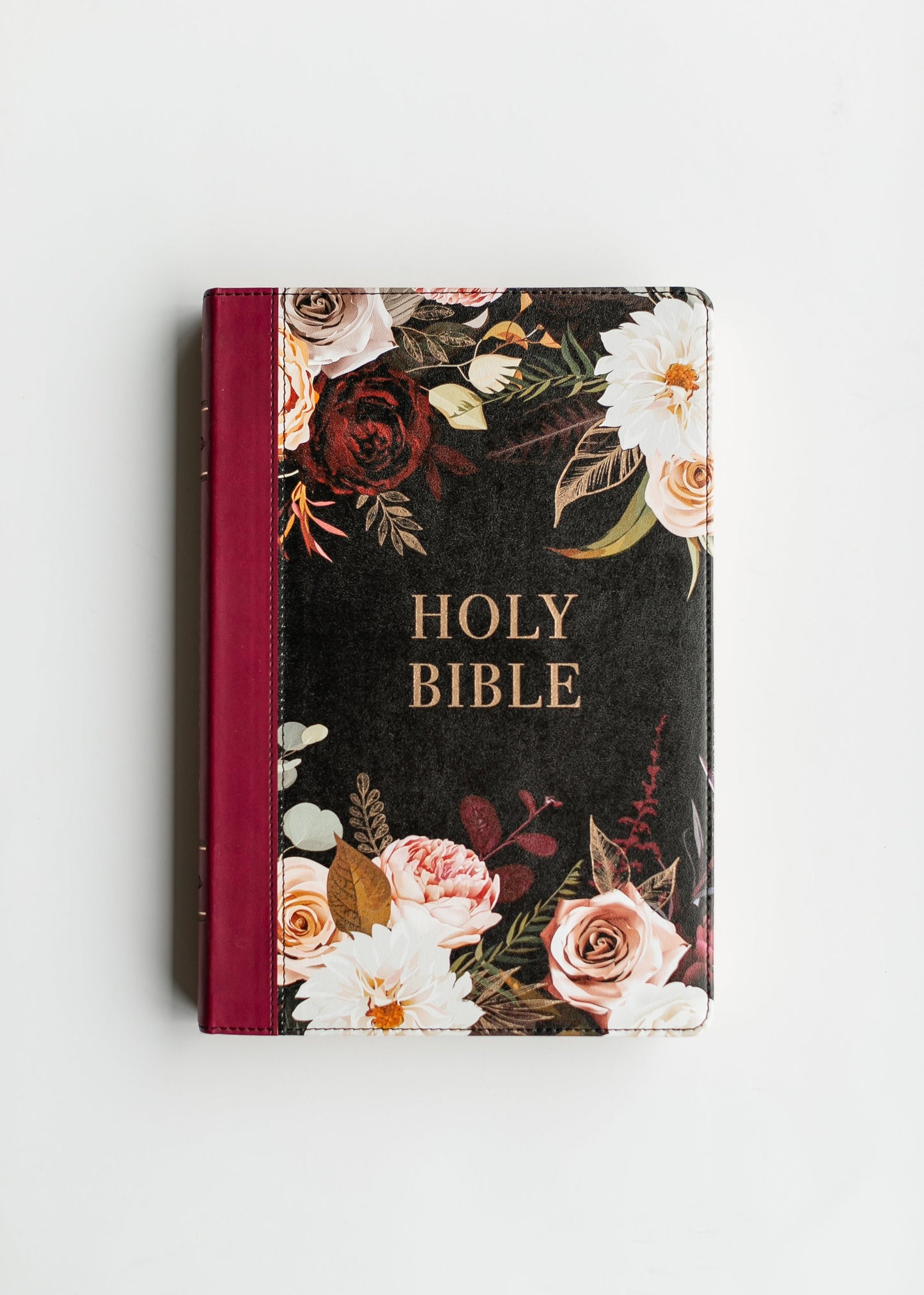 Black & Burgundy Large Print KJV Bible Gifts