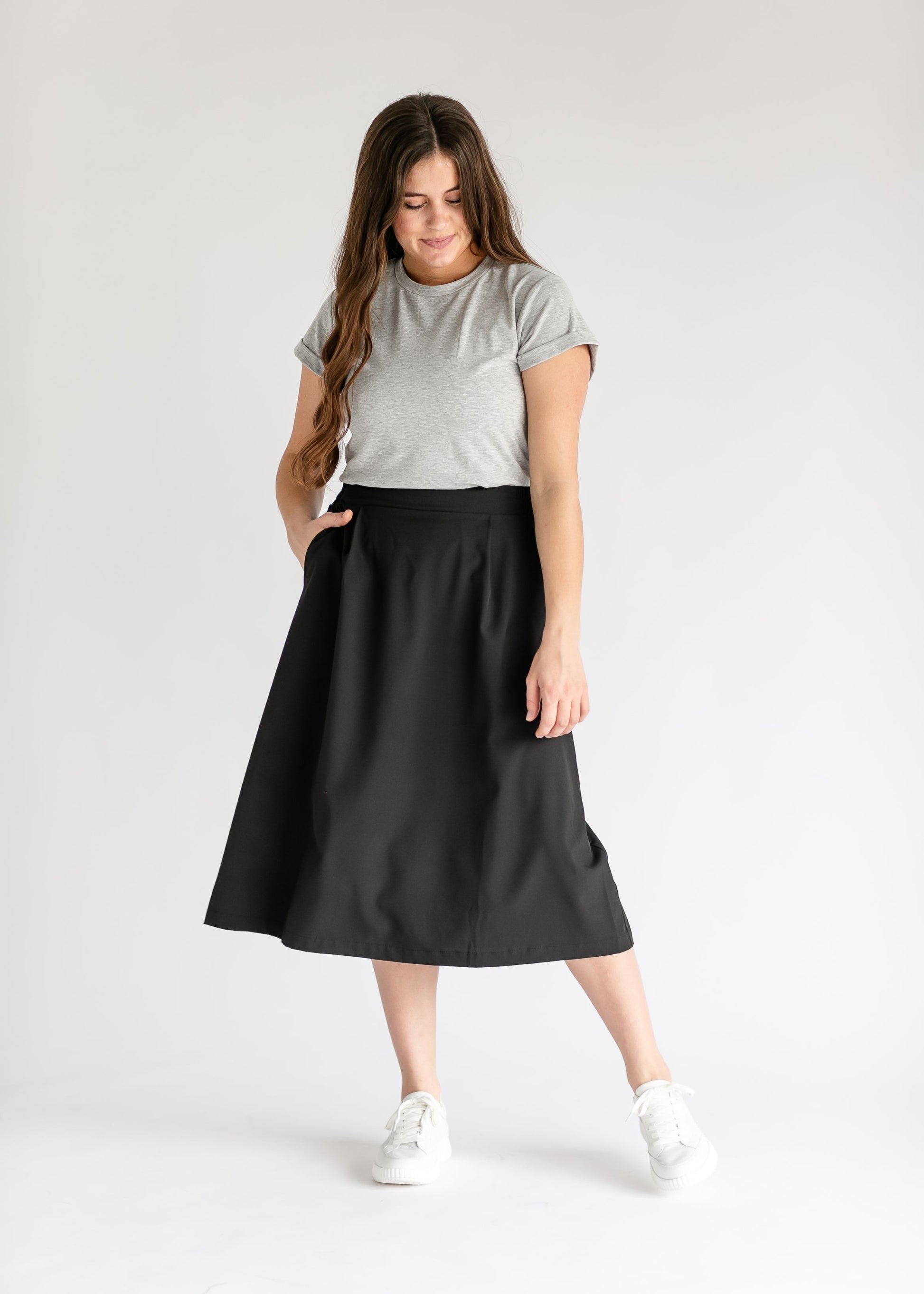 Briar A-Line Midi Skirt IC Skirts