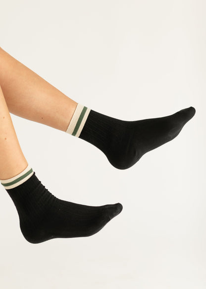 Cozy Retro Color Block Wool Socks Accessories