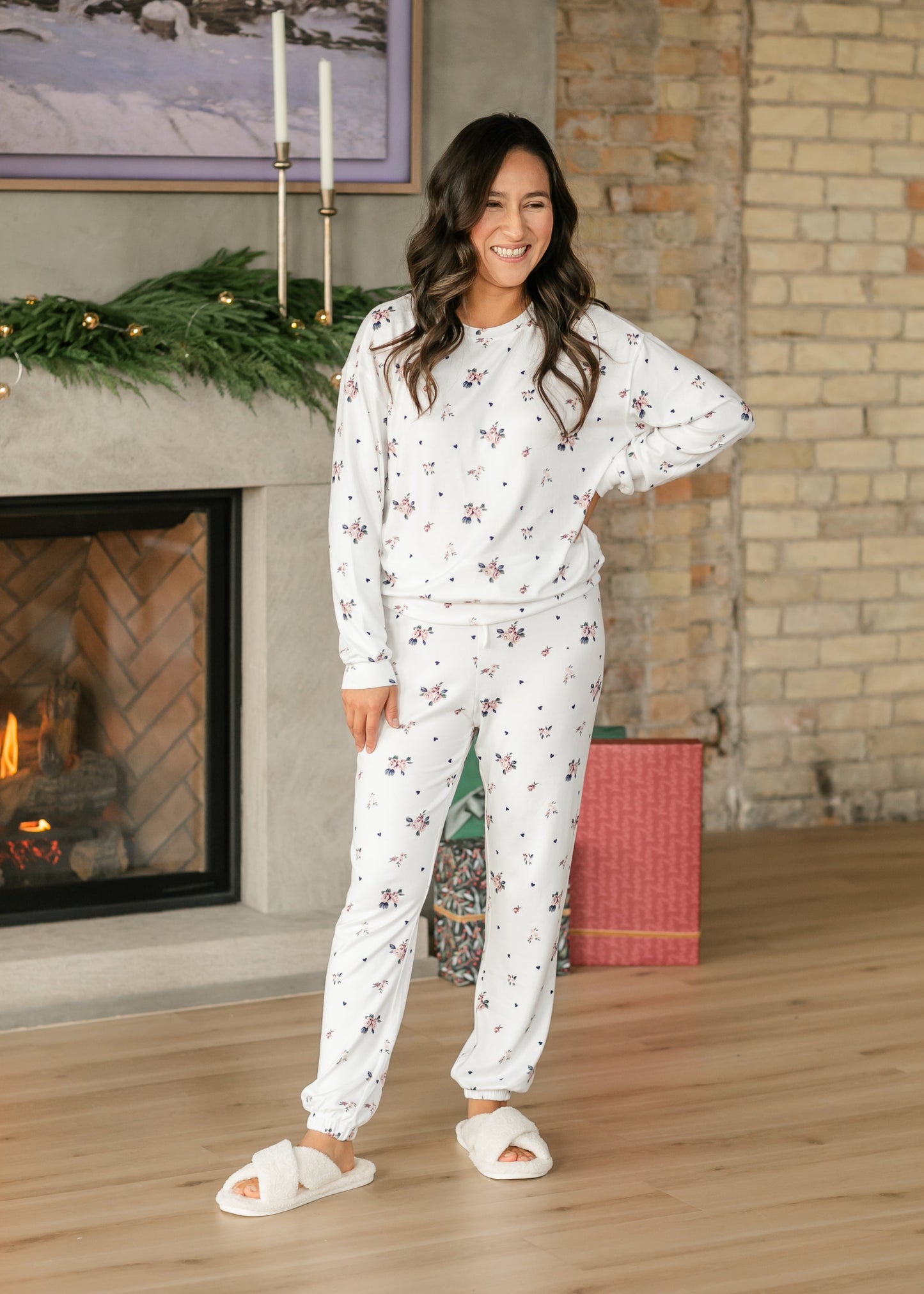 Cozy Rosebud Lounge Pants FF Skirts