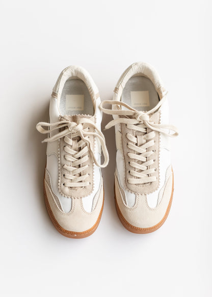 Dolce Vita Notice Ivory Multi Nylon Sneakers Shoes