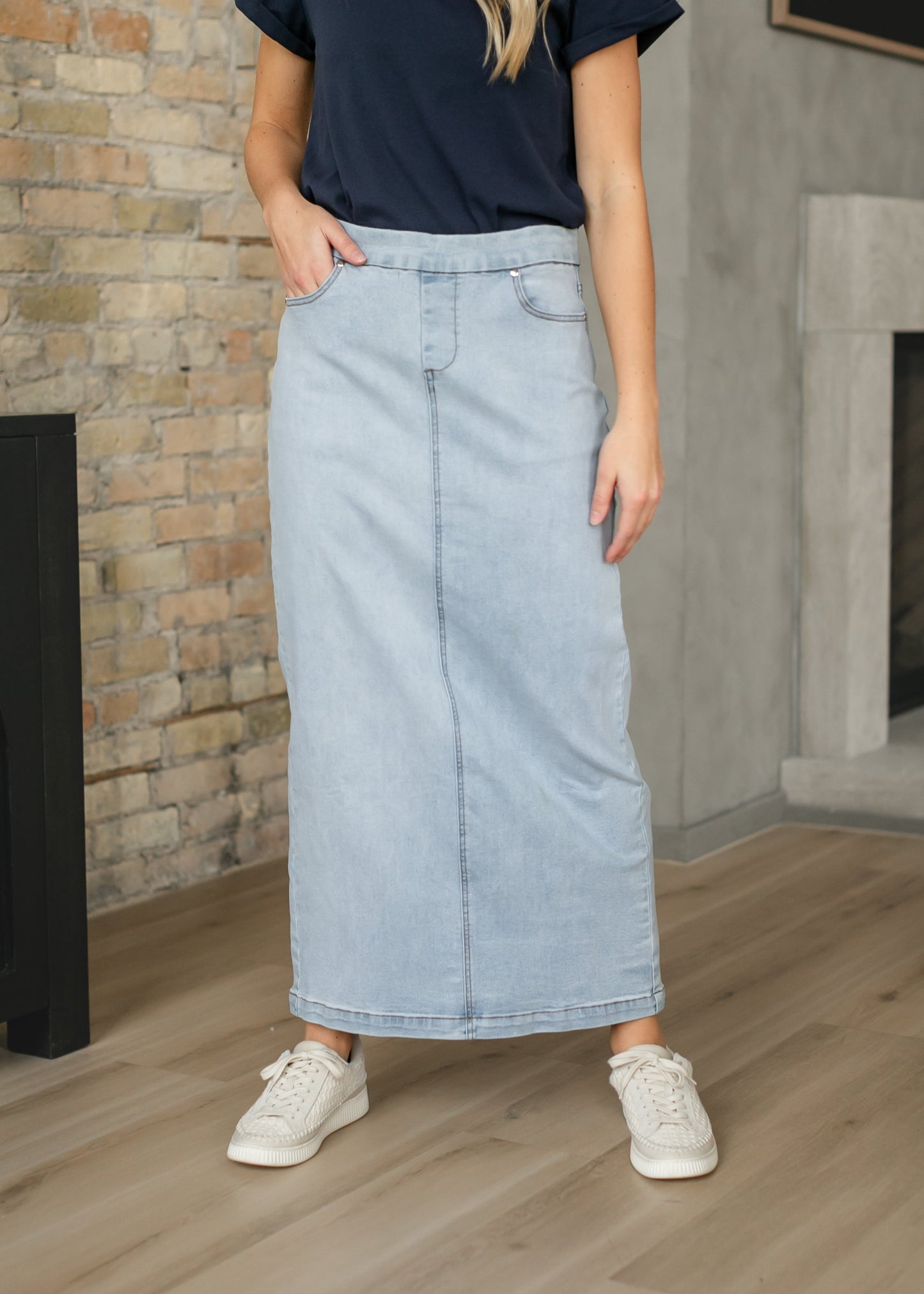 Donna Maxi Denim Skirt IC Skirts