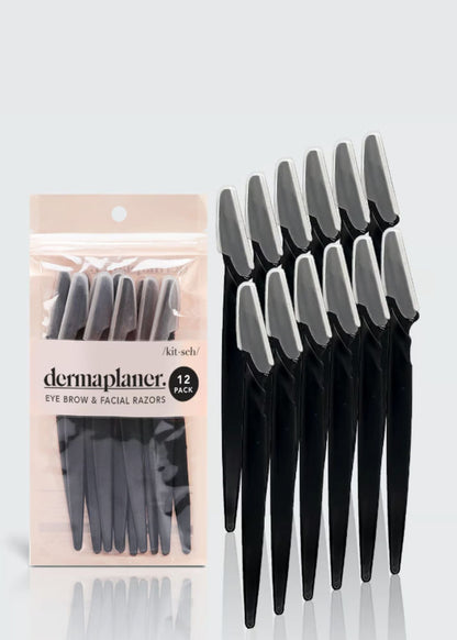 Eco-Friendly Dermaplaner 12pc Gifts Black