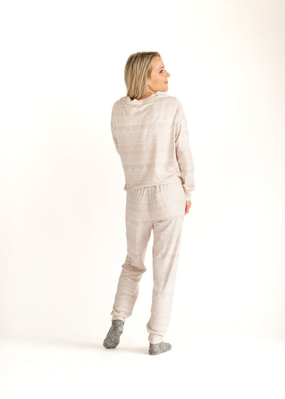 Fairisle Heart Loungewear Bottoms FF Tops