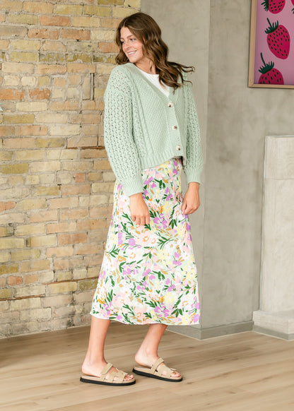 Floral A-line Maxi Skirt - FINAL SALE FF Skirts