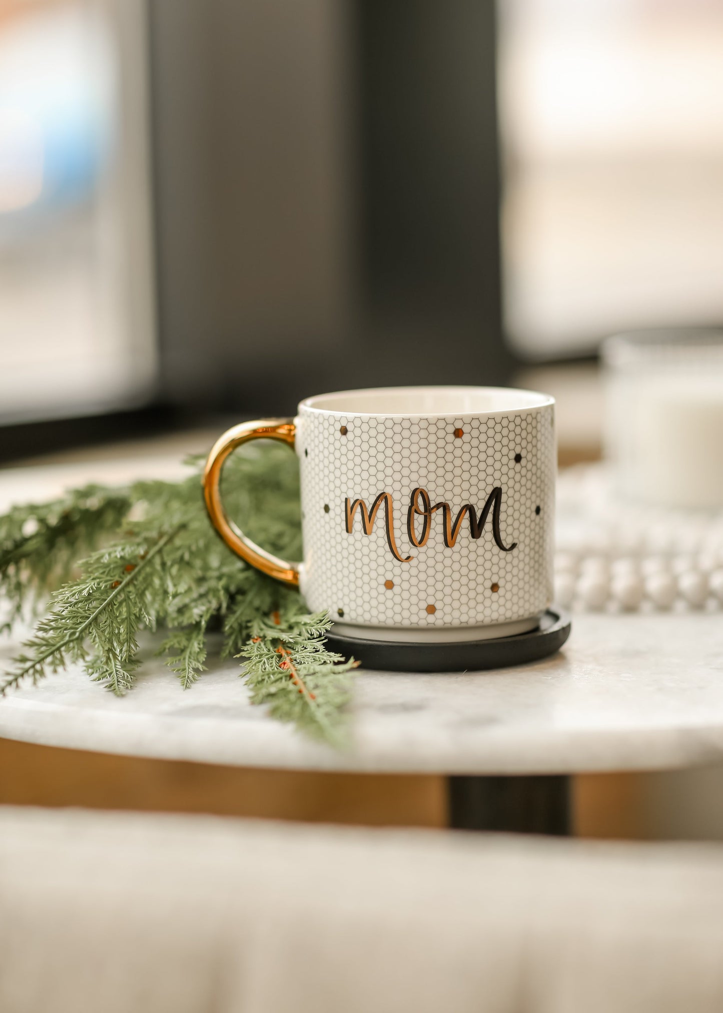 Gold Tile Bistro Mug Gifts Mom