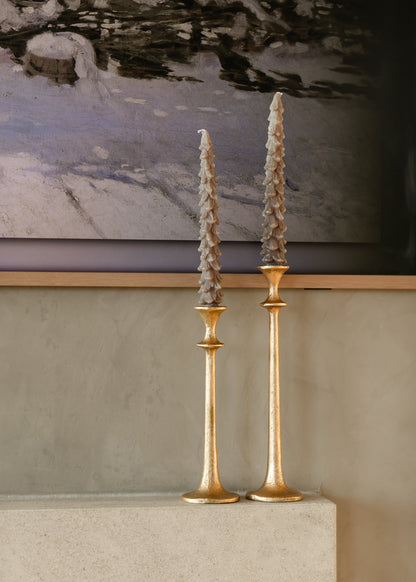 Hammered Gold Candlesticks FF Home + Lifestyle