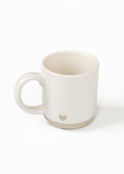 Heart Stoneware Coffee Mug Gifts