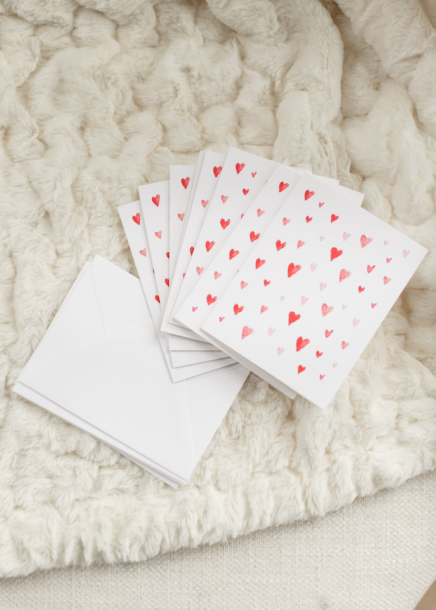 Heart Valentines Notecard Set Gifts