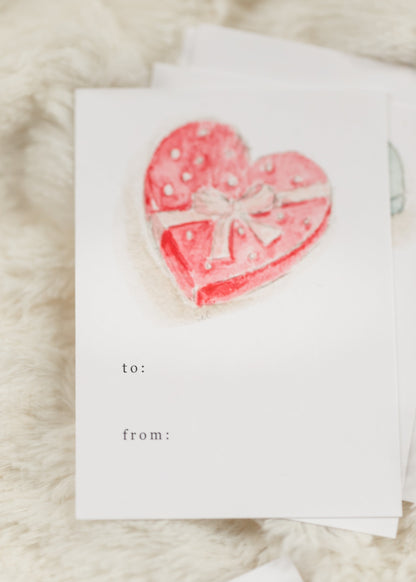 Hearts Mini Valentines Notecard Set Gifts