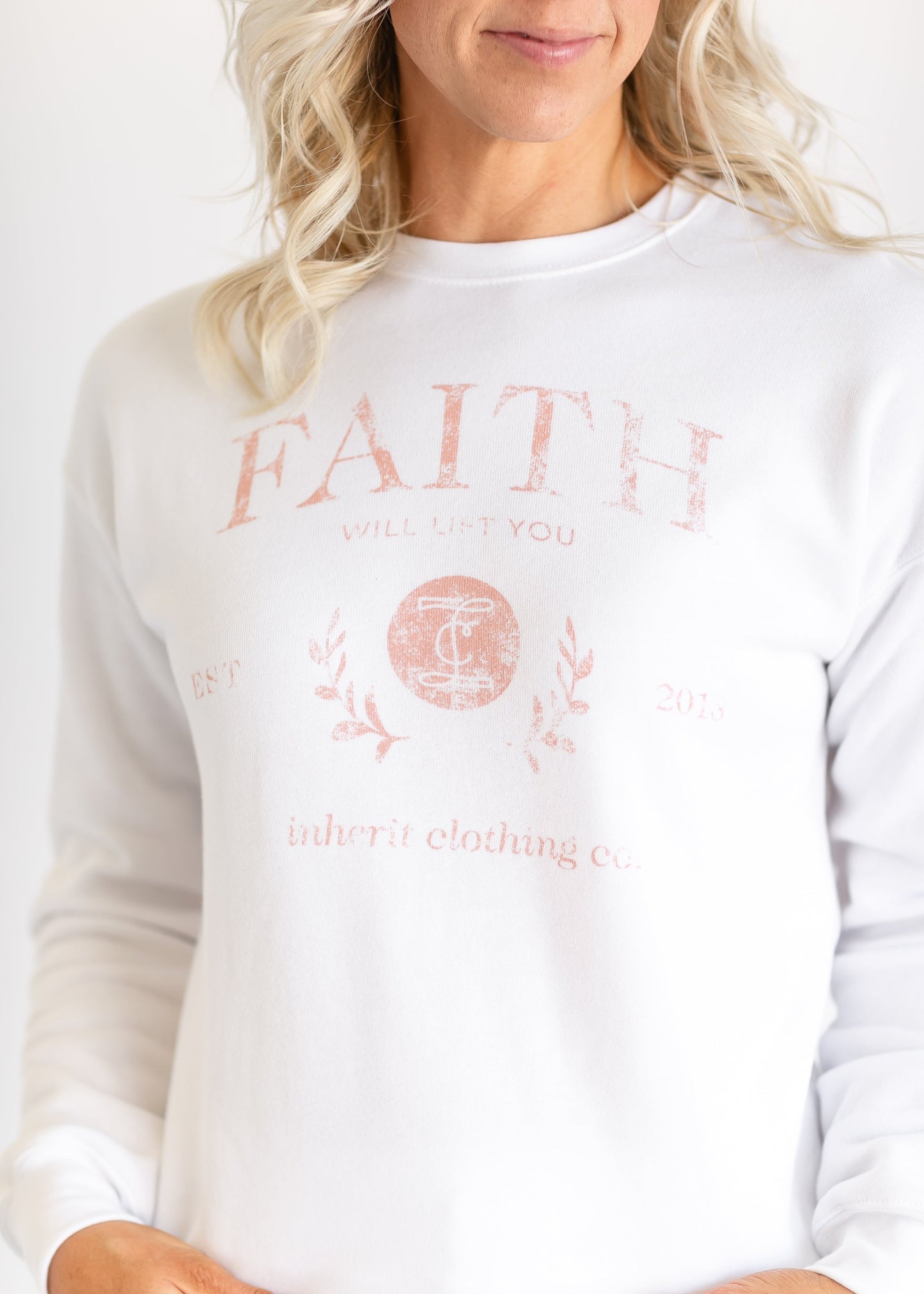 Inherit Faith Graphic Crewneck Sweatshirt IC Tops