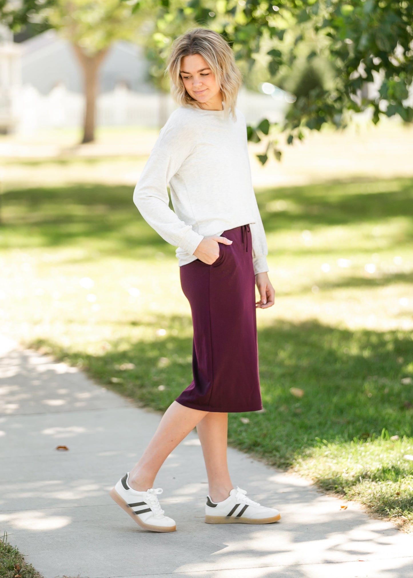 Jordan Knit Midi Skirt IC Skirts