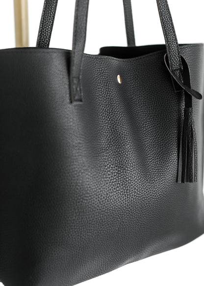 Large Vegan Leather Tote Bag Accessories