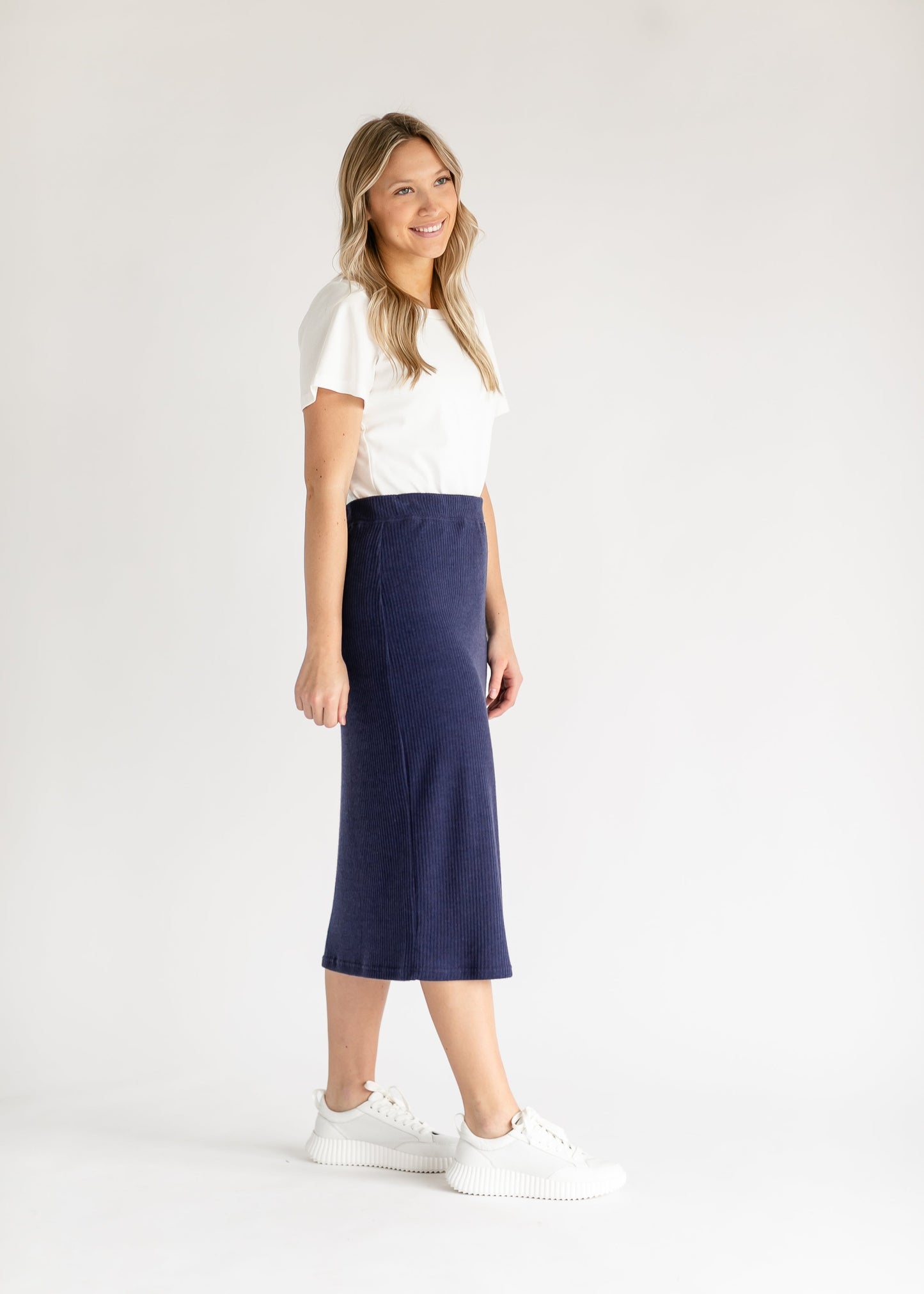 Lennon Ribbed Knit Skirt IC Skirts