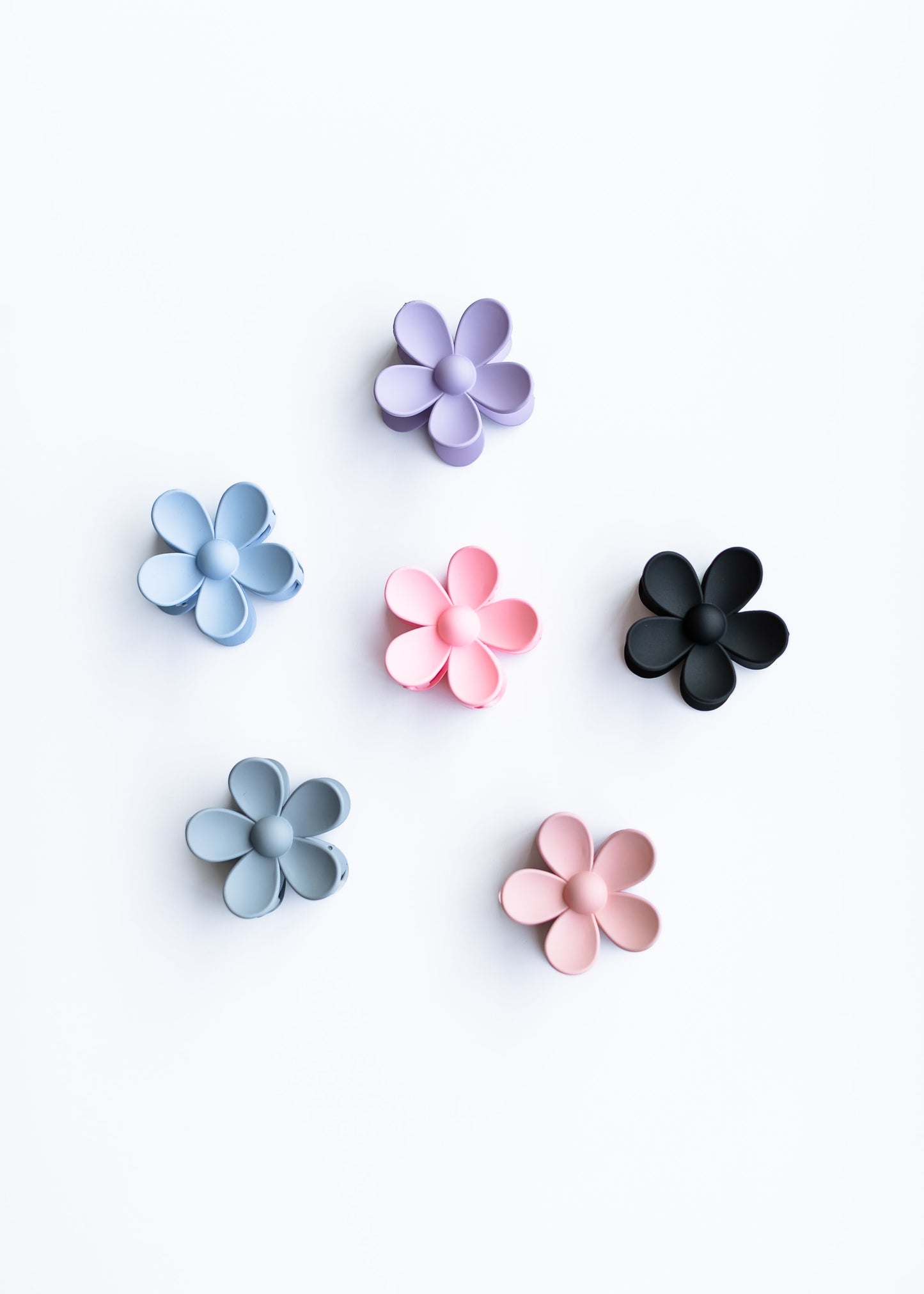 Matte Large Flower Claw Hair Clip Accessories