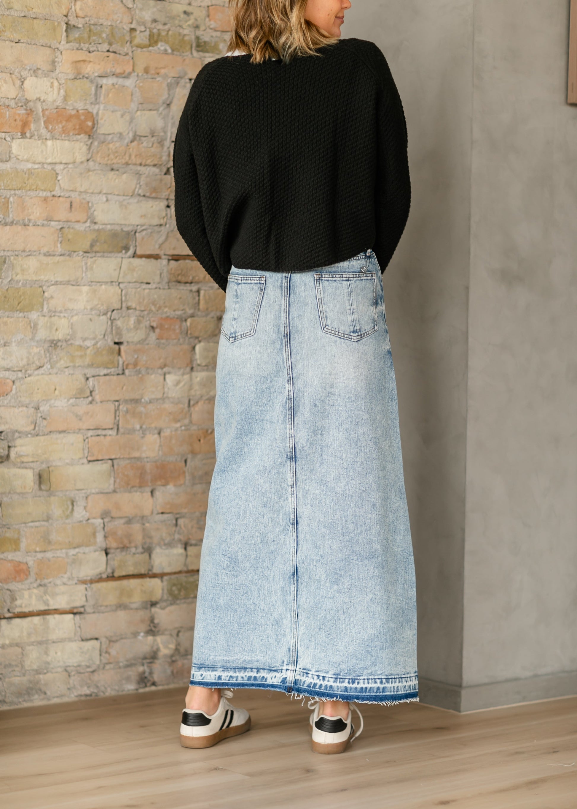 Mina Denim Maxi Skirt IC Skirts