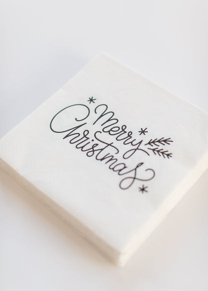 Paper Napkins Merry Christmas FF Home + Lifestyle