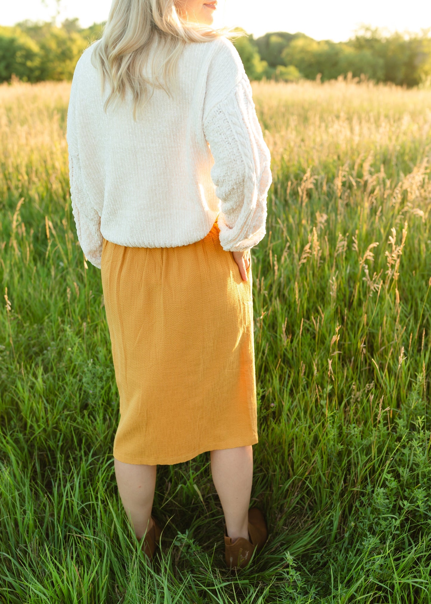 Pullover Chenille Pom Detail Sweater FF Tops