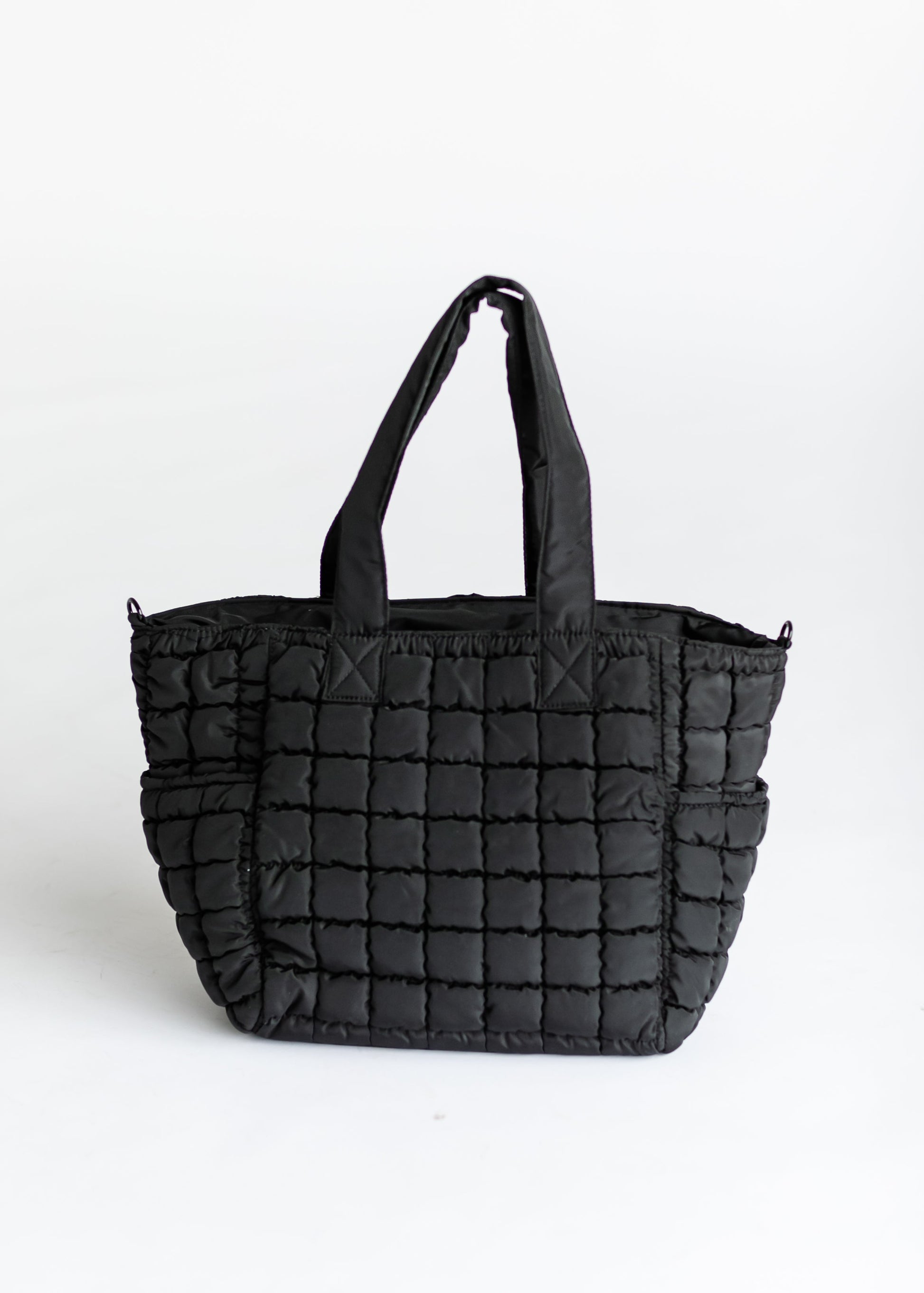 Quilted Nylon Large Tote Bag Accessories