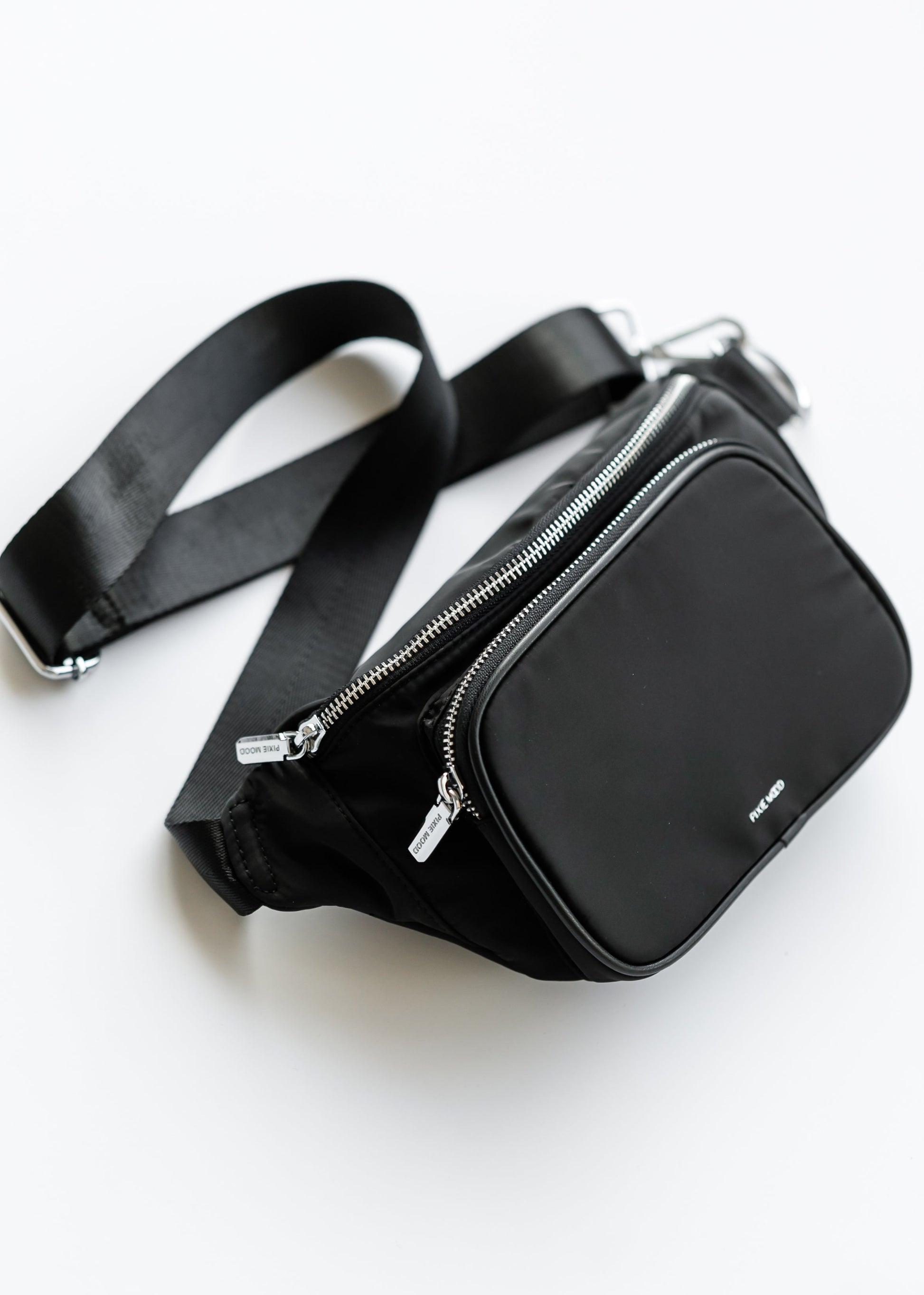 Recycled Nylon Black Belt Bag Accessory