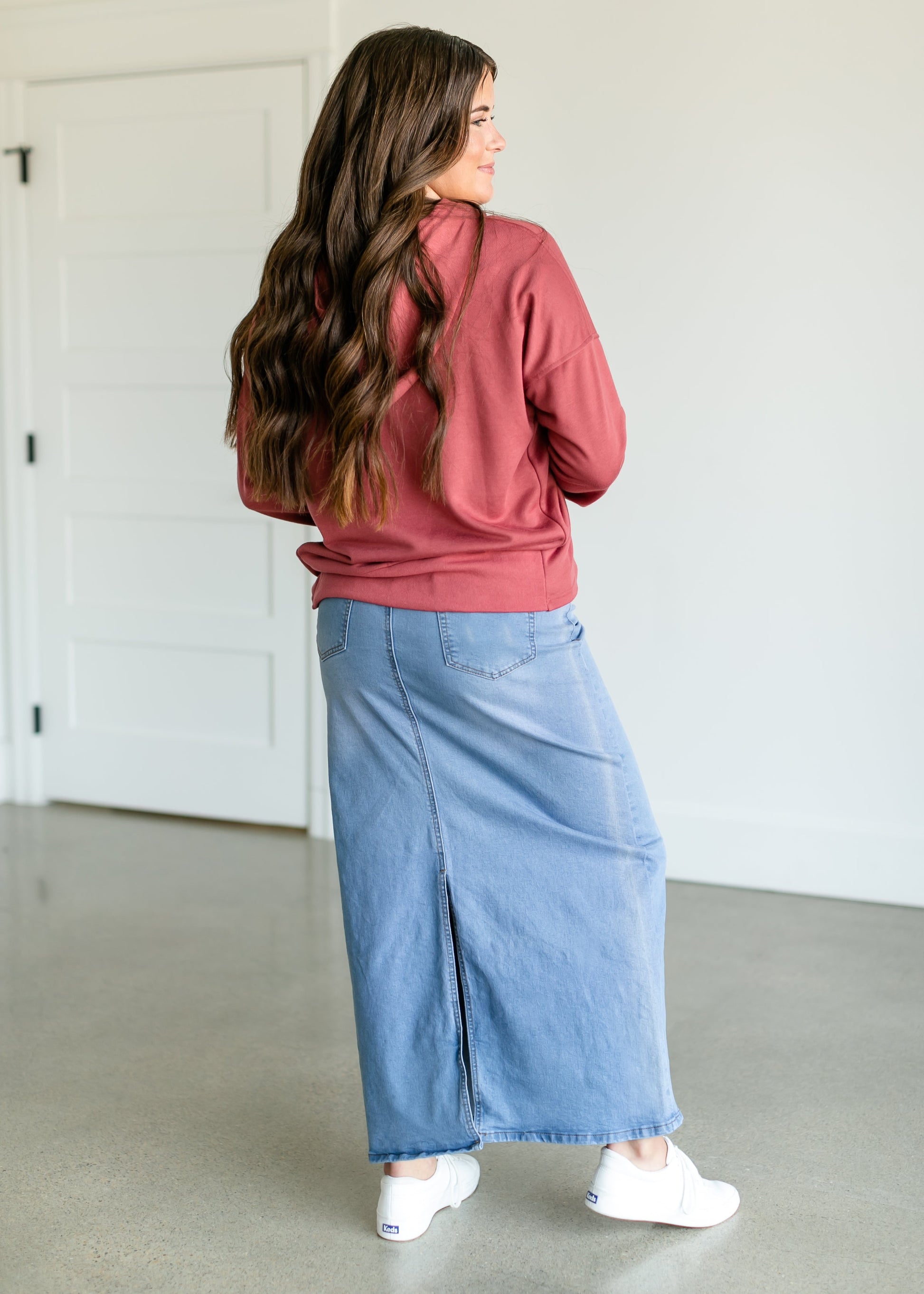 Reece Long Denim Skirt IC Skirts