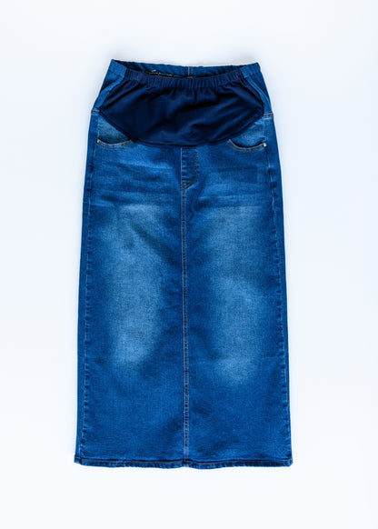 Reece Maternity Long Denim Skirt IC Skirts