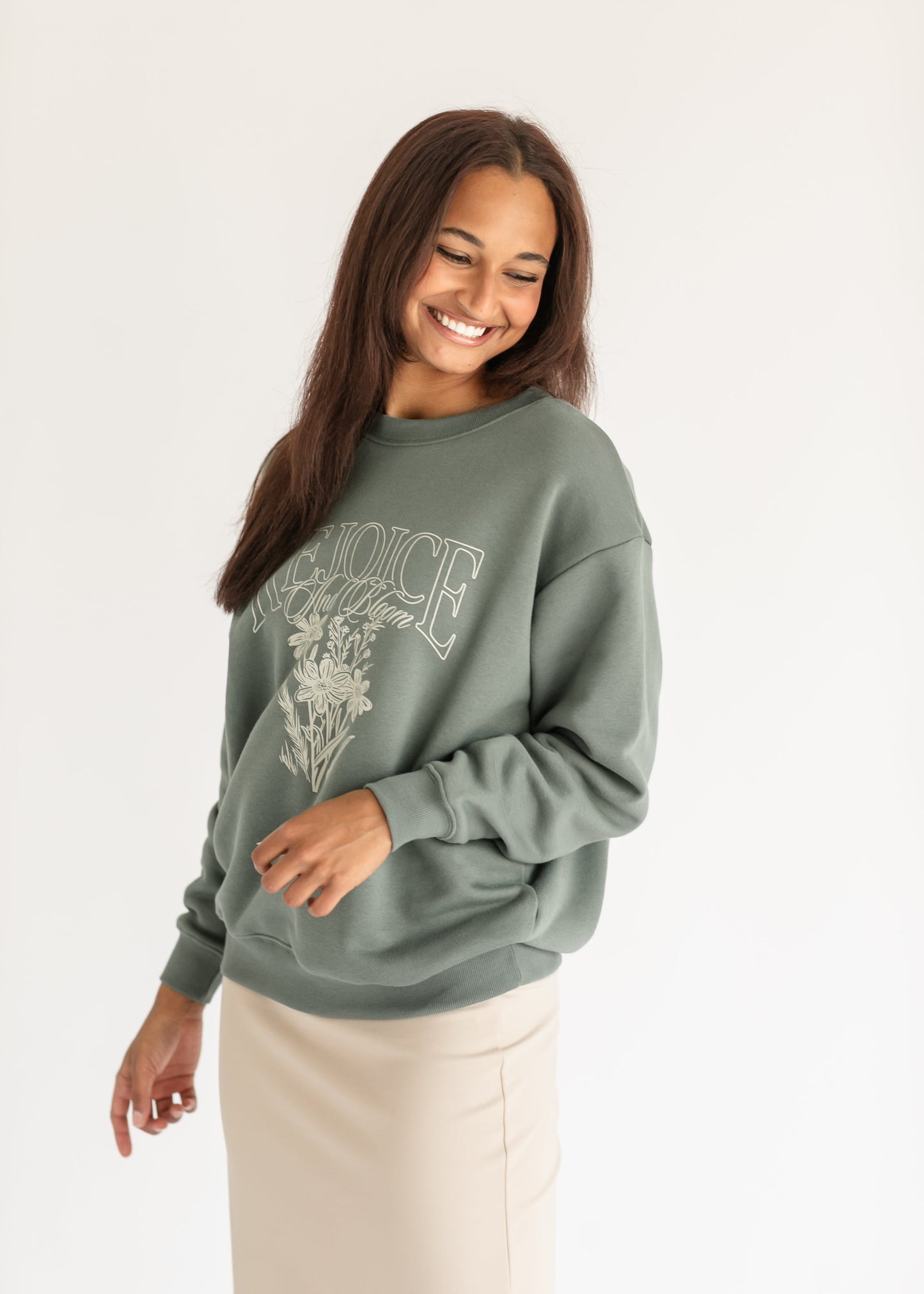 Rejoice Unisex Crewneck Sweatshirt FF Tops