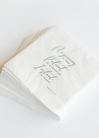 Rejoicing In Hope Paper Napkins FF Home + Lifestyle