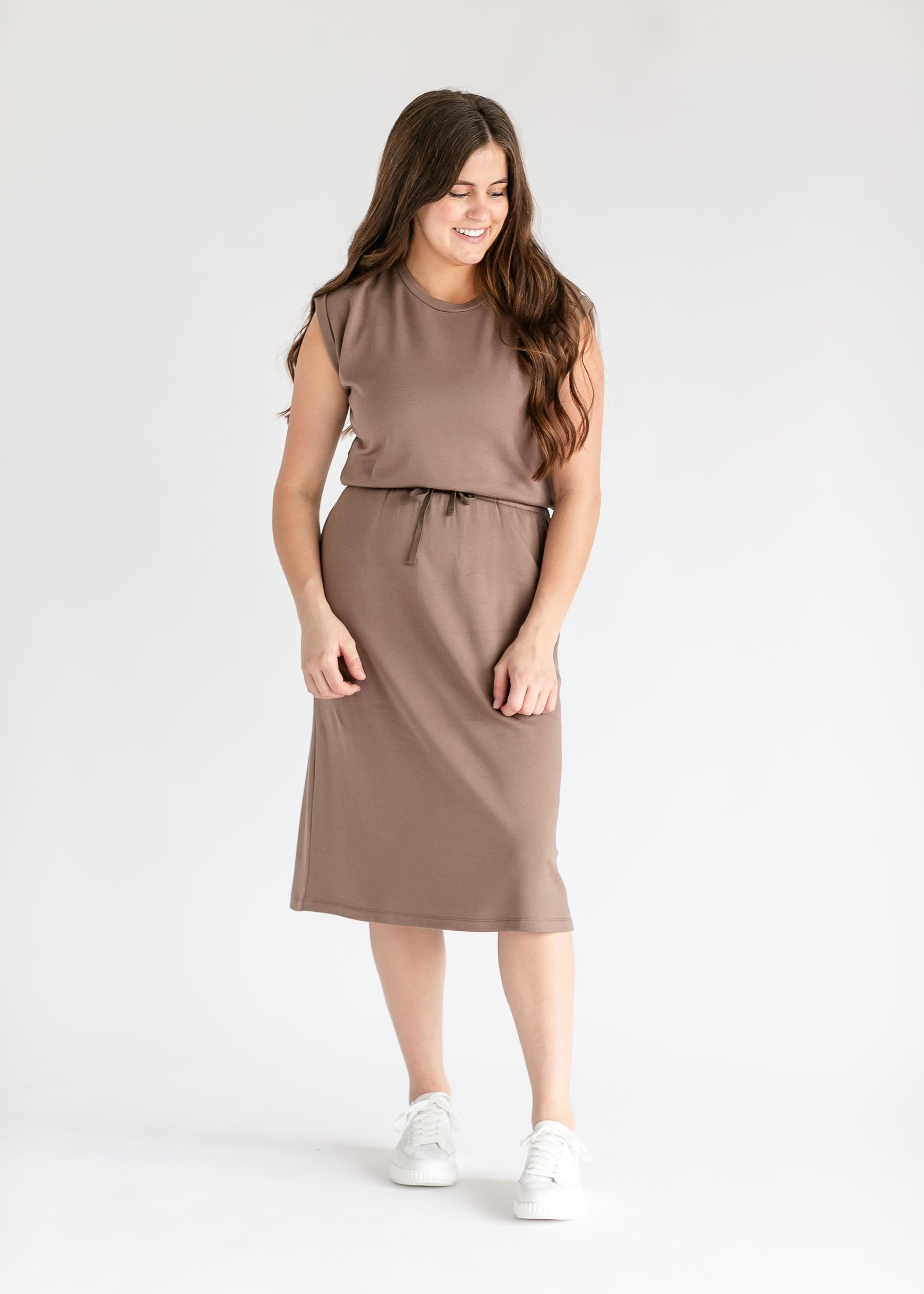 Sami Knit Midi Dress IC Dresses Nutshell Brown / XS