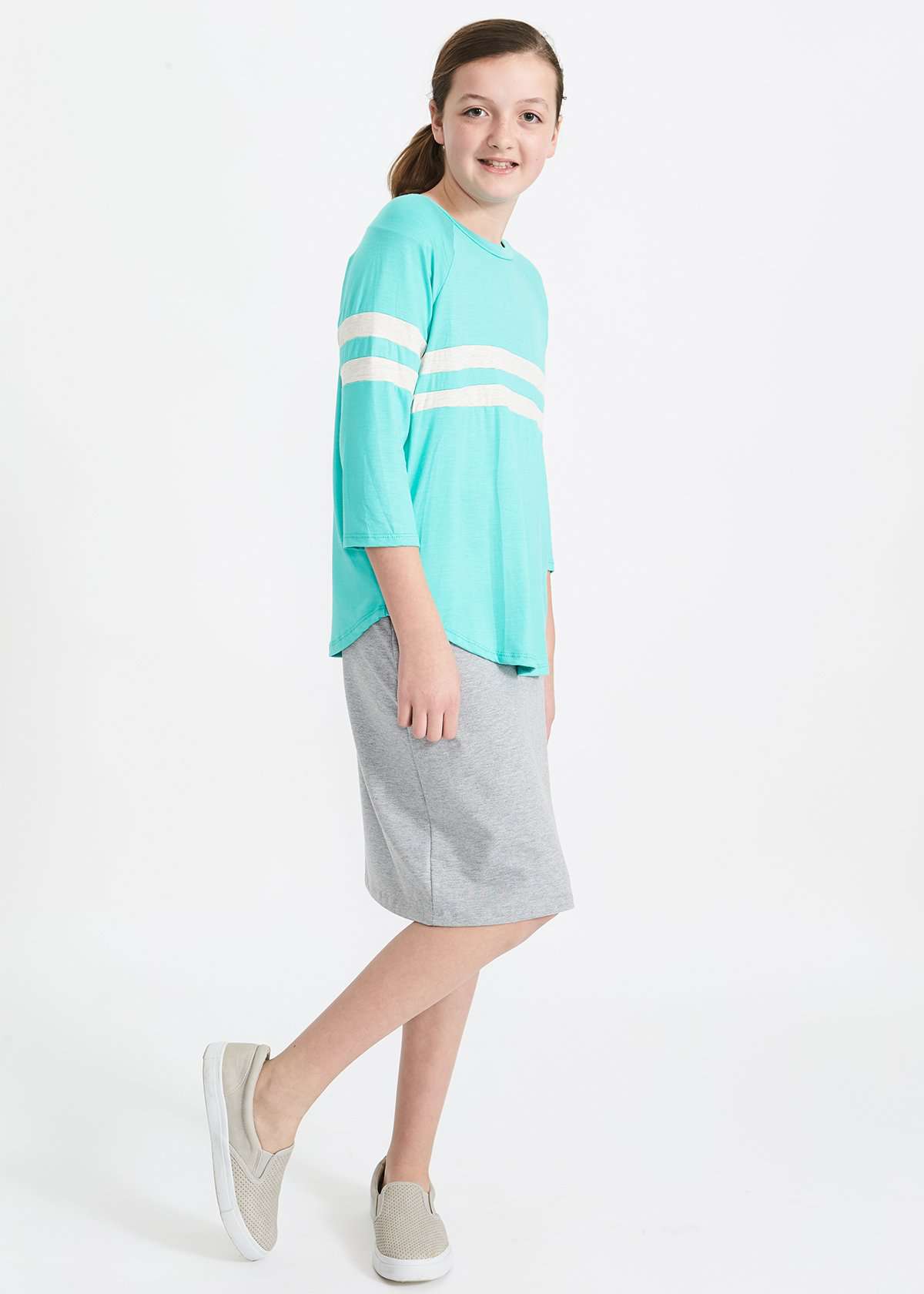 Seastripe Baseball Top - FINAL SALE Tops