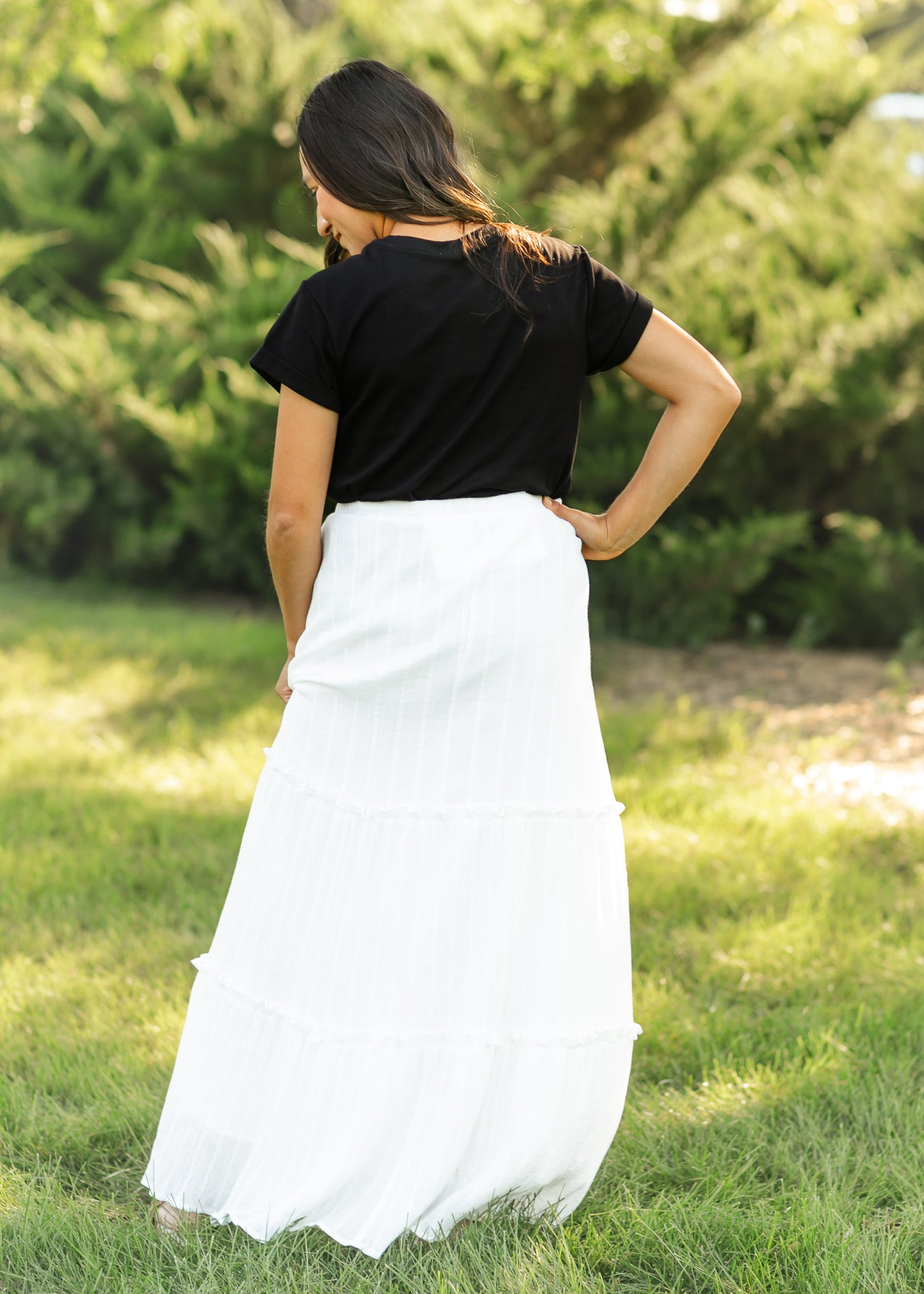 Serena Cotton Gauze Maxi Skirt IC Skirts