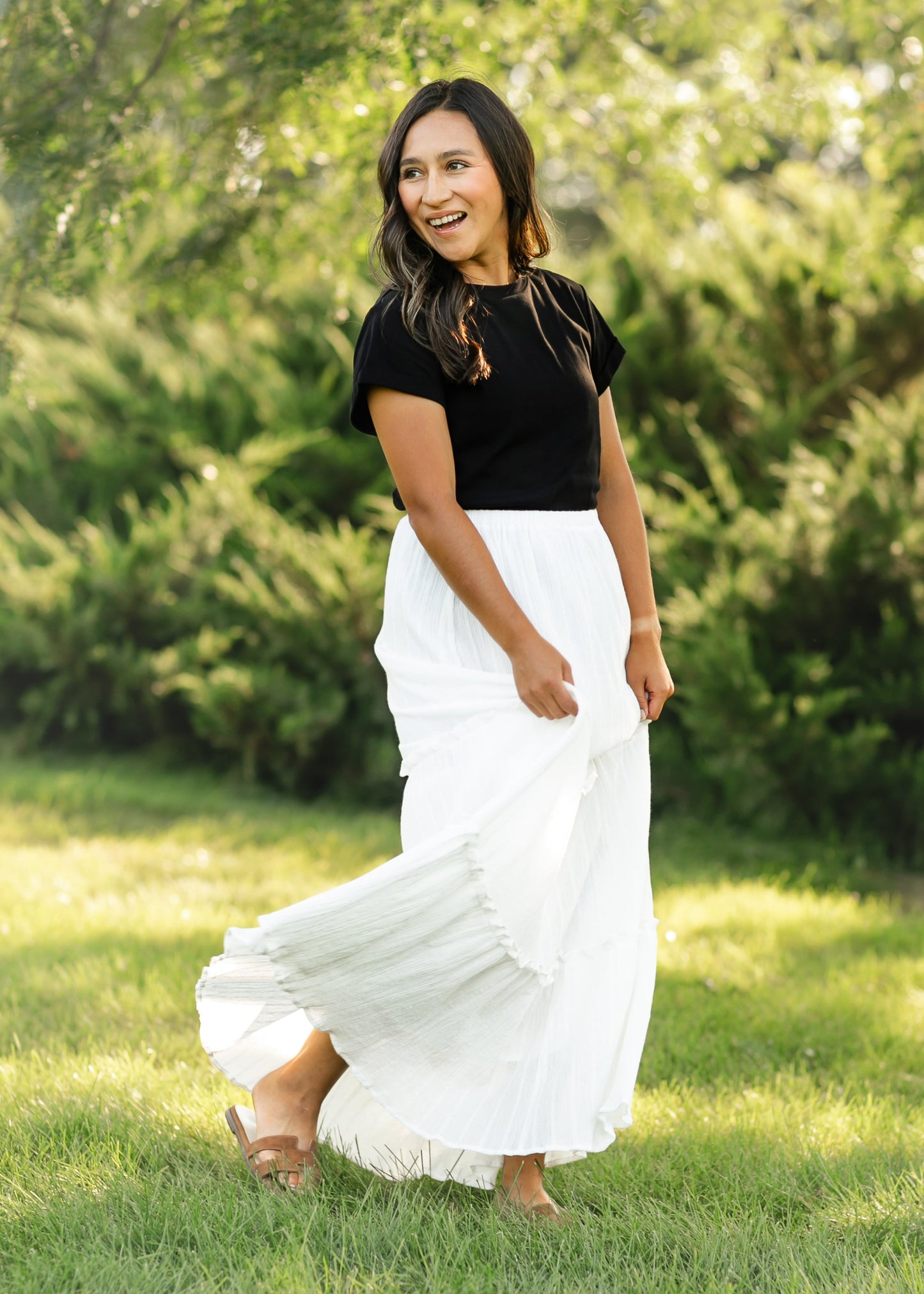 Serena Cotton Gauze Maxi Skirt IC Skirts