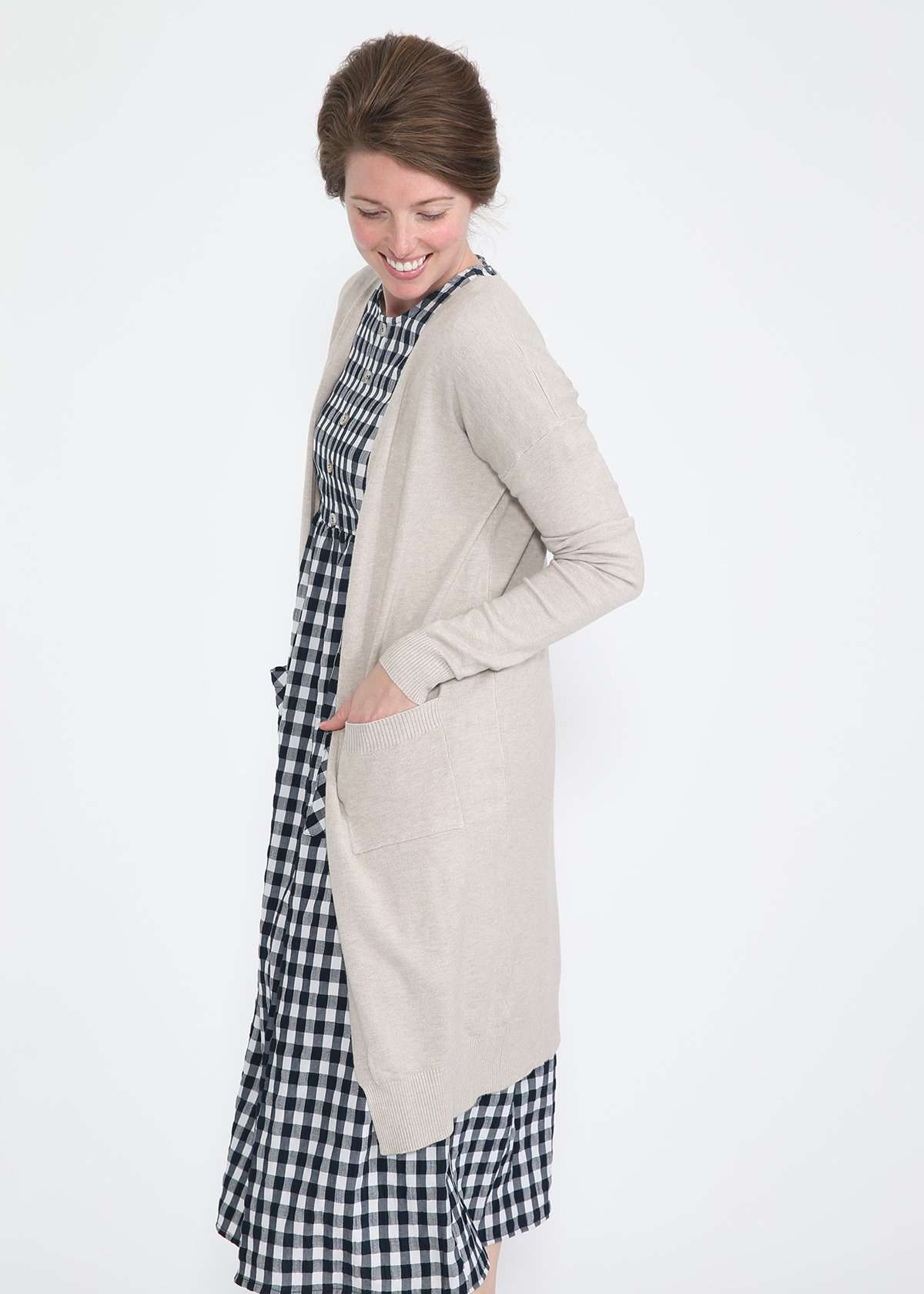 Soft & Classic Long Cardigan Layering Essentials Gray / S