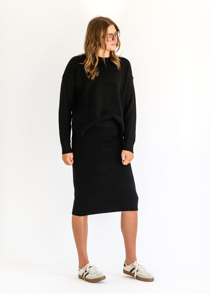 Soft Touch Midi Sweater Skirt FF Skirts