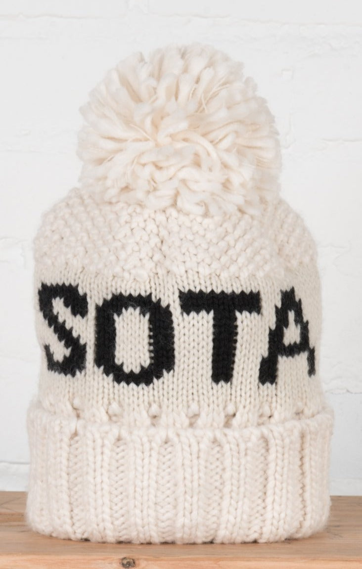 Sota' Cream Alpine Beanie Accessories