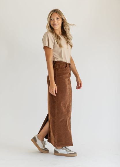 Stella Corduroy Maxi Skirt IC Skirts