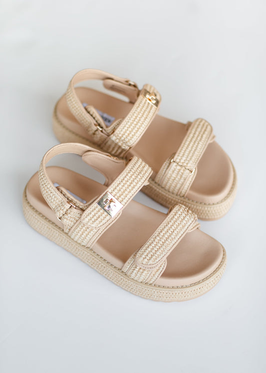 Steve Madden® Mona Platform Raffia Sandals Shoes