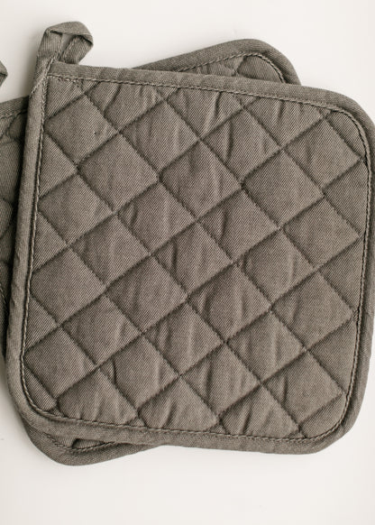 Stonewash Quilted Potholder FF Home + Lifestyle Shadow