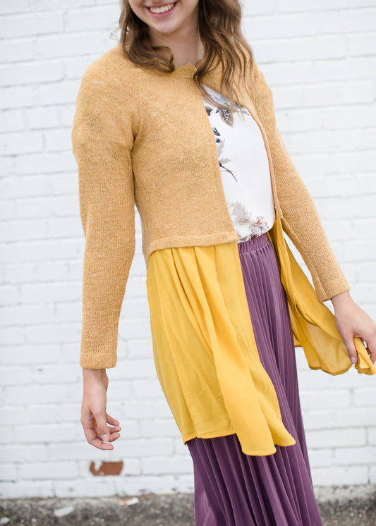 Sunflare Knit Long Cardigan Layering Essentials