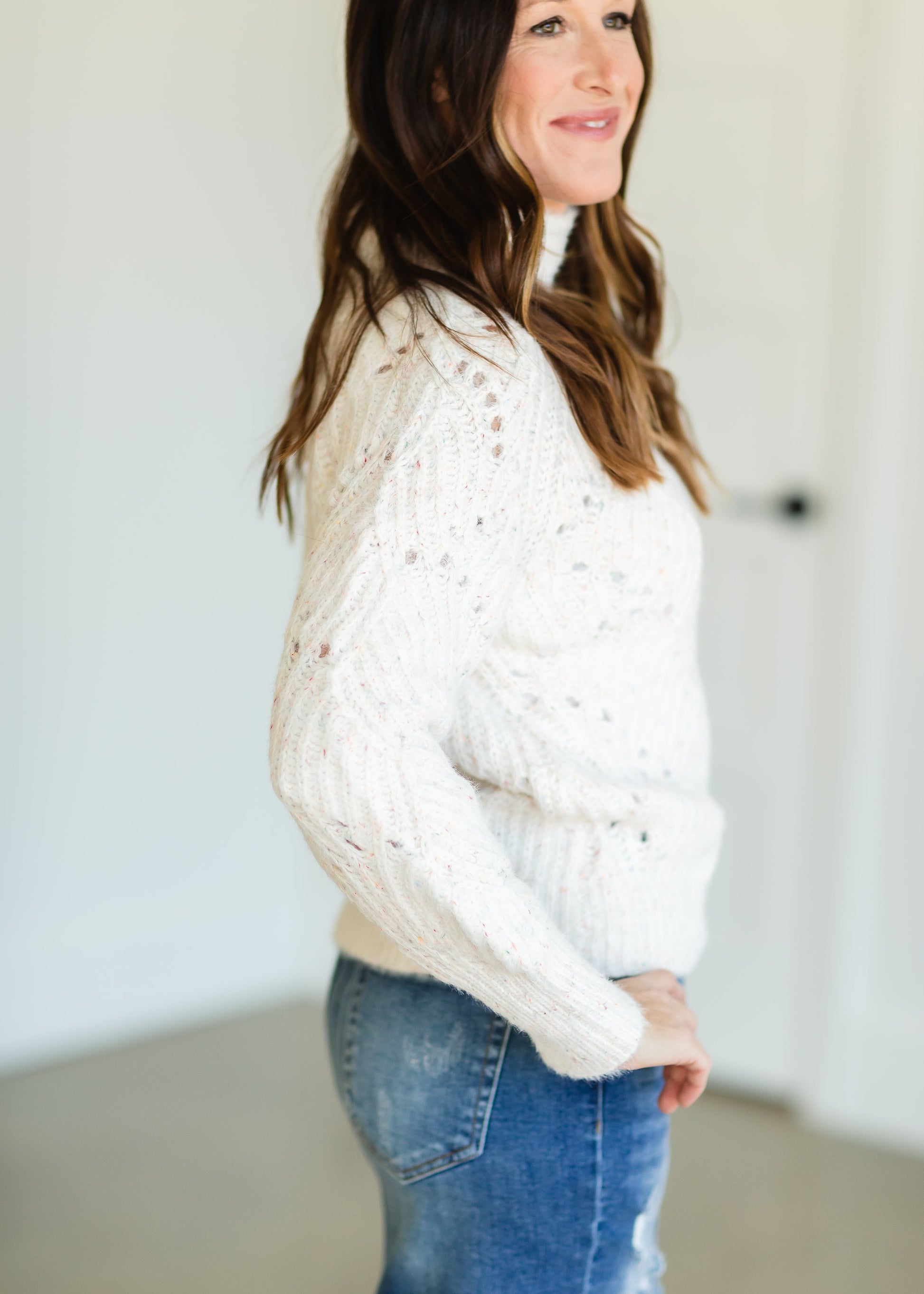 Sylvie Ivory Knit Sweater - FINAL SALE Tops