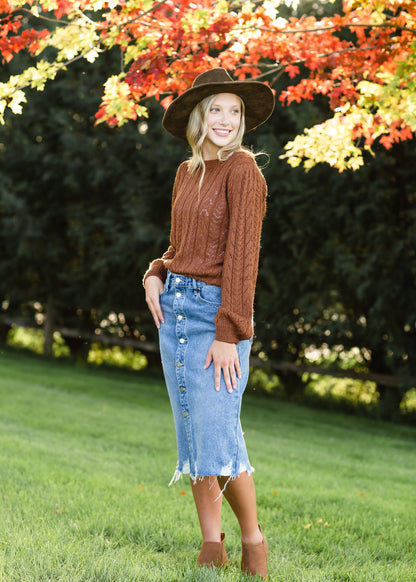 Tan Suede Bootie with Heel - FINAL SALE Shoes