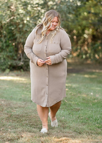 Teagan Ultra Soft Shirt Dress IC Dresses