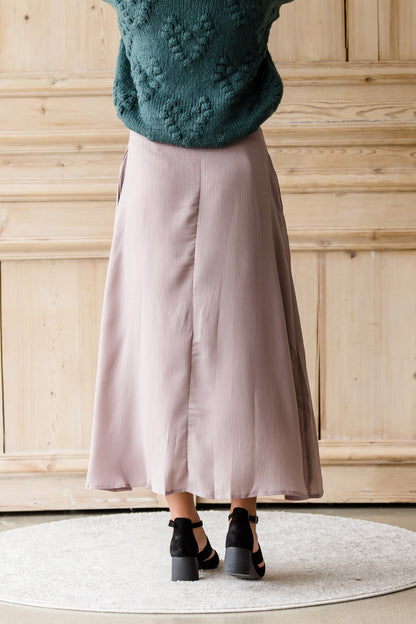 Textured Woven A-Line Skirt - FINAL SALE Skirts