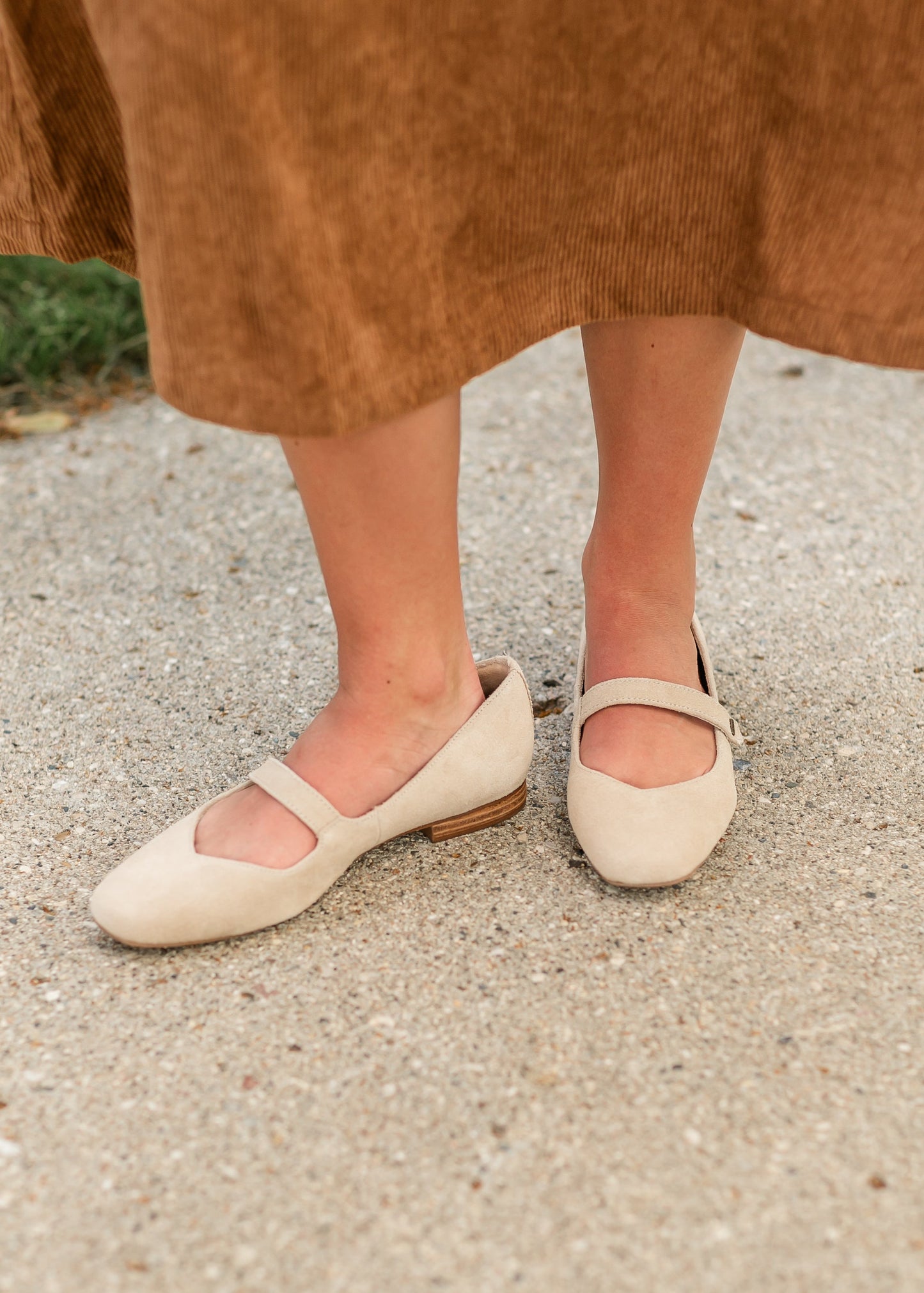 TOMS® Bianca Oat Suede Flats Shoes